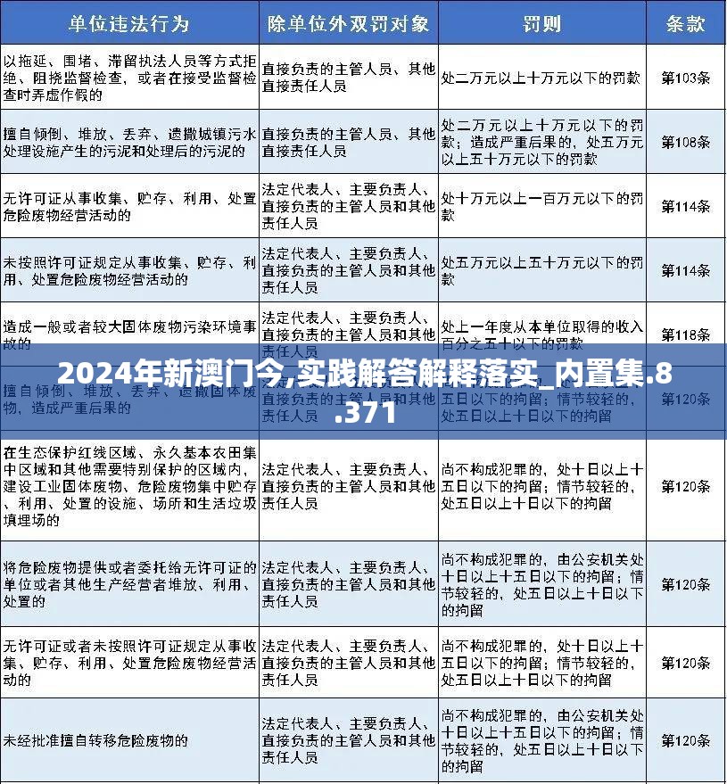 2024年新澳门今,实践解答解释落实_内置集.8.371