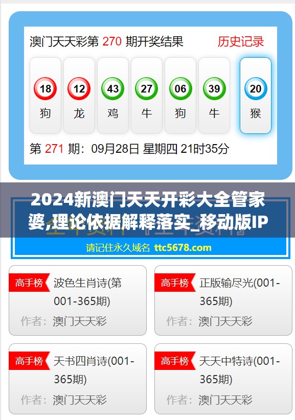 2024新澳门天天开彩大全管家婆,理论依据解释落实_移动版IP.5.484