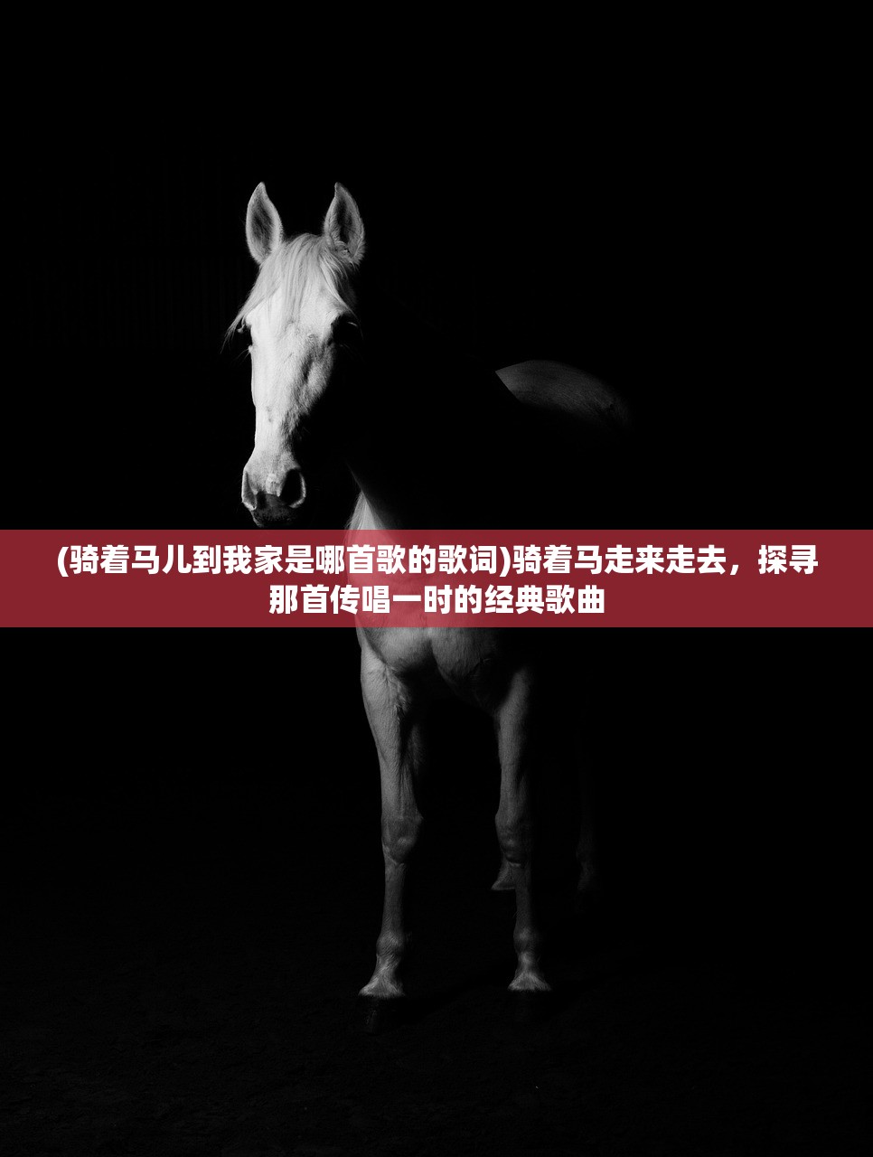 (骑着马儿到我家是哪首歌的歌词)骑着马走来走去，探寻那首传唱一时的经典歌曲